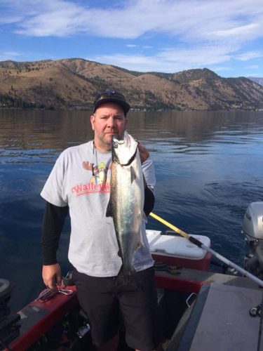 Fishing with Mark Lippincott on Lake Chelan