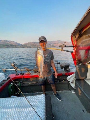 Fishing with Mark Lippincott on Lake Chelan