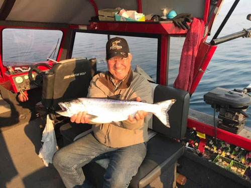 Fishing with Mark Lippincott on Lake Chelan