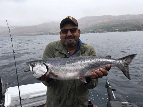 Fishing with Mark Lippincott on Lake Chelan